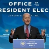 Tổng thống Mỹ đắc cử Joe Biden phát biểu tại Wilmington, bang Delaware ngày 8/1/2021. (Ảnh: AFP/TTXVN)