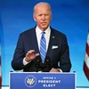 Tổng thống Mỹ đắc cử Joe Biden phát biểu tại Wilmington, Delaware, Mỹ. (Ảnh: AFP/TTXVN)