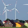 Tuabin điện gió tại một ngôi làng ở Đức. (Nguồn: dw.com)