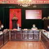 oàn cảnh Hội nghị hiệp thương lần thứ nhất giới thiệu người ứng cử đại biểu Quốc hội khóa XV và đại biểu HĐND tỉnh Nam Định khóa XIX, nhiệm kỳ 2021-2026. (Ảnh: Văn Đạt/TTXVN)