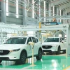 Nhà máy Thaco Mazda của Công ty Cổ phần Ôtô Trường Hải (Thaco). (Ảnh: Thống Nhất/TTXVN)