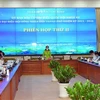 Quang cảnh Phiên họp thứ 2 Ủy ban Bầu cử Thành phố Hồ Chí Minh. (Ảnh: Xuân Khu/TTXVN)