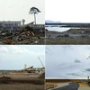 Tròn 10 năm sau thảm họa động đất và sóng thần tại vùng Đông Bắc vào ngày 11/3/2011, Nhật Bản đã nỗ lực tái thiết và phục hồi những khu vực bị tàn phá. Trong ảnh: Một khu vực tại Rikuzentakata, tỉnh Iwate, Nhật Bản, được xây dựng lại sau khi bị tàn phá do