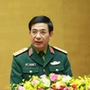 Thượng tướng Phan Văn Giang, Ủy viên Bộ Chính trị, Ủy viên Thường vụ Quân ủy Trung ương, Bộ trưởng Bộ Quốc phòng. (Ảnh: Phương Hoa/TTXVN)