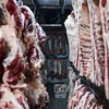 Một cửa hàng thịt ở Buenos Aires, Argentina, ngày 18/5/2021. (Ảnh: AFP/TTXVN)