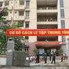 Khu cách ly tại Trung tâm giáo dục quốc phòng và an ninh - Trường Đại học Hùng Vương sẵn sàng cho ngày bầu cử. (Ảnh: Trung Kiên/TTXVN)