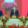 Các chức danh chủ chốt HĐND tỉnh Lâm Đồng nhiệm kỳ 2021-2026. (Ảnh: Chu Quốc Hùng/TTXVN)