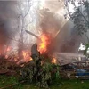 Khoảnh khắc máy bay C-130 Philippines lao xuống đất làm 50 người chết