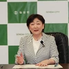 Bà Kazuko Kori, Thị trưởng Sendai thuộc tỉnh Miyagi (Nhật Bản), trả lời phỏng vấn TTXVN. (Ảnh: Đào Thanh Tùng/TTXVN)