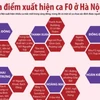Danh sách cụ thể về các địa điểm xuất hiện F0 tại Hà Nội