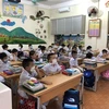 Học sinh lớp 1 Trường Tiểu học Minh Khai, thành phố Hà Giang. (Ảnh: Nguyễn Chiến/TTXVN)