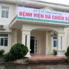 Bệnh viện dã chiến số 1, nơi điều trị các bệnh nhân mắc COVID-19 của tỉnh Lào Cai. (Ảnh: TTXVN phát)