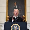 Tổng thống Mỹ Joe Biden tại cuộc họp báo về biện pháp mới để kiểm soát COVID-19 tại Washington, DC, ngày 9/9/2021. (Ảnh: AFP/TTXVN)