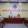Bí thư Thành ủy Đà Nẵng Nguyễn Văn Quảng phát biểu chỉ đạo tại cuộc họp. (Ảnh: Trần Lê Lâm/TTXVN)