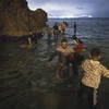Người di cư Maroc. (Ảnh: AFP/TTXVN)