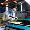 Công ty Cổ phần Hanpo Vina, khu công nghiệp Yên Phong mở rộng được tỉnh Bắc Ninh chọn trong chương trình hỗ trợ doanh nghiệp. (Ảnh: Thanh Thương/TTXVN)