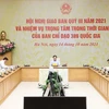 Phó Thủ Tướng thường trực Phạm Bình Minh chủ trì hội nghị. (Ảnh: Dương Giang/TTXVN)