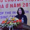 Bà Nguyễn Thị Hương, Tổng cục trưởng Tổng cục Thống kê. (Ảnh: Danh Lam/TXVN)