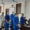 Các bị cáo tại phiên xét xử. (Nguồn: laodong.vn)