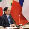 Thủ tướng Phạm Minh Chính phát biểu tại Hội nghị cấp cao ASEAN lần thứ 39. (Ảnh: Dương Giang/TTXVN)