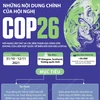 Những nội dung chính của Hội nghị COP26 về biến đổi khí hậu