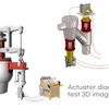 Hình ảnh 3D Kiểm tra chẩn đoán bộ truyền động - Actuator diagnostic test 3D Image. (Ảnh do Mirae E&I cung cấp)