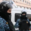 Cảnh sát Nga tuần tra tại Moskva, Nga, ngày 20/2. (Ảnh: AFP/TTXVN)