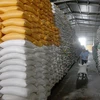 Kho gạo dự trữ xuất khẩu của Công ty Lương thực Thành phố Hồ Chí Minh (Tổng Công ty Lương thực miền Nam). (Ảnh: Đình Huệ/TTXVN)