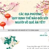 [Infographics] Các địa phương quy định thế nào với người về quê ăn Tết