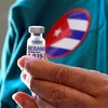 Vaccine ngừa COVID-19 Soberana của Cuba. (Ảnh: AFP/TTXVN)