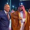 Thủ tướng Iraq Mustafa al-Kadhemi gặp Thái tử Saudi Arabia, Mohammed bin Salman. (Nguồn: Reuters)