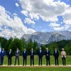 Lãnh đạo G7 và lãnh đạo Liên minh châu Âu tại Hội nghị thượng đỉnh G7 ở Elmau, Đức ngày 26/6. (Ảnh: AFP/TTXVN)