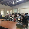 Các học viên tham gia khóa học tiếng Việt do Đại sứ quán Việt Nam tổ chức. (Ảnh: TTXVN phát)