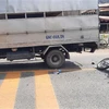 Một vụ tai nạn giao thông giữa xe môtô và xe tải trên địa bàn huyện Tam Nông, tỉnh Đồng Tháp. (Ảnh: Nhựt An/TTXVN)