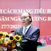Chủ tịch nước Nguyễn Xuân Phúc phát biểu chỉ đạo. (Ảnh: Thống Nhất/TTXVN)