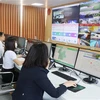 Trung tâm điều hành thông minh tỉnh Thái Nguyên. (Ảnh: Hoàng Nguyên/TTXVN)