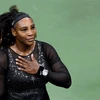 tay vợt Mỹ Serena Williams sau trận đấu với đối thủ Ajla Tomljanovic của Australia tại vòng 3 giải quần vợt Mỹ Mở rộng 2022 (US Open) ở New York, Mỹ ngày 3/9. (Ảnh: AFP/TTXVN)