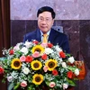 Phó Thủ tướng Thường trực Phạm Bình Minh phát biểu. (Ảnh: Minh Đức/TTXVN)