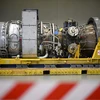 Tuabin khí thuộc dự án Dòng chảy phương Bắc 1 được sửa chữa tại nhà máy của công ty Siemens Energy ở Muelheim an der Ruhr, Đức ngày 3/8/2022. (Ảnh: AFP/TTXVN)