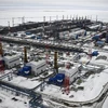Mỏ khí đốt Bovanenkovo do Tập đoàn năng lượng Gazprom phát triển trên bán đảo Yamal thuộc vùng Tây Bắc Siberia, Nga. (Ảnh: AFP/TTXVN)