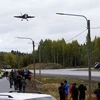 Không quân Phần Lan diễn tập cất cánh. (Nguồn: Reuters)