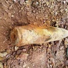 Một quả bom được phát hiện tại Việt Nam. (Nguồn: TTXVN phát)