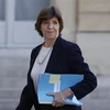 Ngoại trưởng Pháp Catherine Colonna tới dự cuộc họp nội các ở Paris. (Ảnh: AFP/ TTXVN)