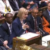 Tân Thủ tướng Anh Liz Truss phát biểu tại phiên họp Hạ viện ở London ngày 7/9/2022. (Ảnh: AFP/ TTXVN)