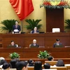 Phó Chủ tịch Quốc hội Nguyễn Đức Hải điều hành phiên họp. (Ảnh: Doãn Tấn/TTXVN)