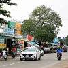 Quốc lộ 22B đoạn qua xã biên giới Tân Lập (huyện Tân Biên), xã đạt chuẩn nông thôn mới. (Ảnh: Hồng Đạt/TTXVN)