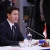 Thủ tướng Canada Justin Trudeau dự Hội nghị Cấp cao kỷ niệm ASEAN-Canada. (Ảnh: Dương Giang/TTXVN)