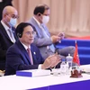 Thủ tướng Phạm Minh Chính dự Phiên toàn thể Hội nghị cấp cao ASEAN lần thứ 40. (Ảnh: Dương Giang/TTXVN)