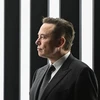 Tỷ phú Elon Musk tại một sự kiện ở Gruenheide, Đức ngày 22/3. (Ảnh: AFP/TTXVN)