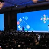 Chủ tịch nước Nguyễn Xuân Phúc phát biểu tại Phiên họp thứ 4 CEO Summit về Thương mại và Đầu tư. (Ảnh: Thống Nhất/TTXVN)